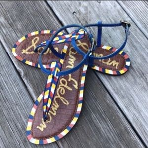 Sam Edelman Gigi Tribal Chevron Thong Sandals